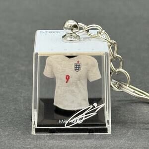 Soccer Football My Jersey FIFA World Cup Keychain England #9 Harry Kane
